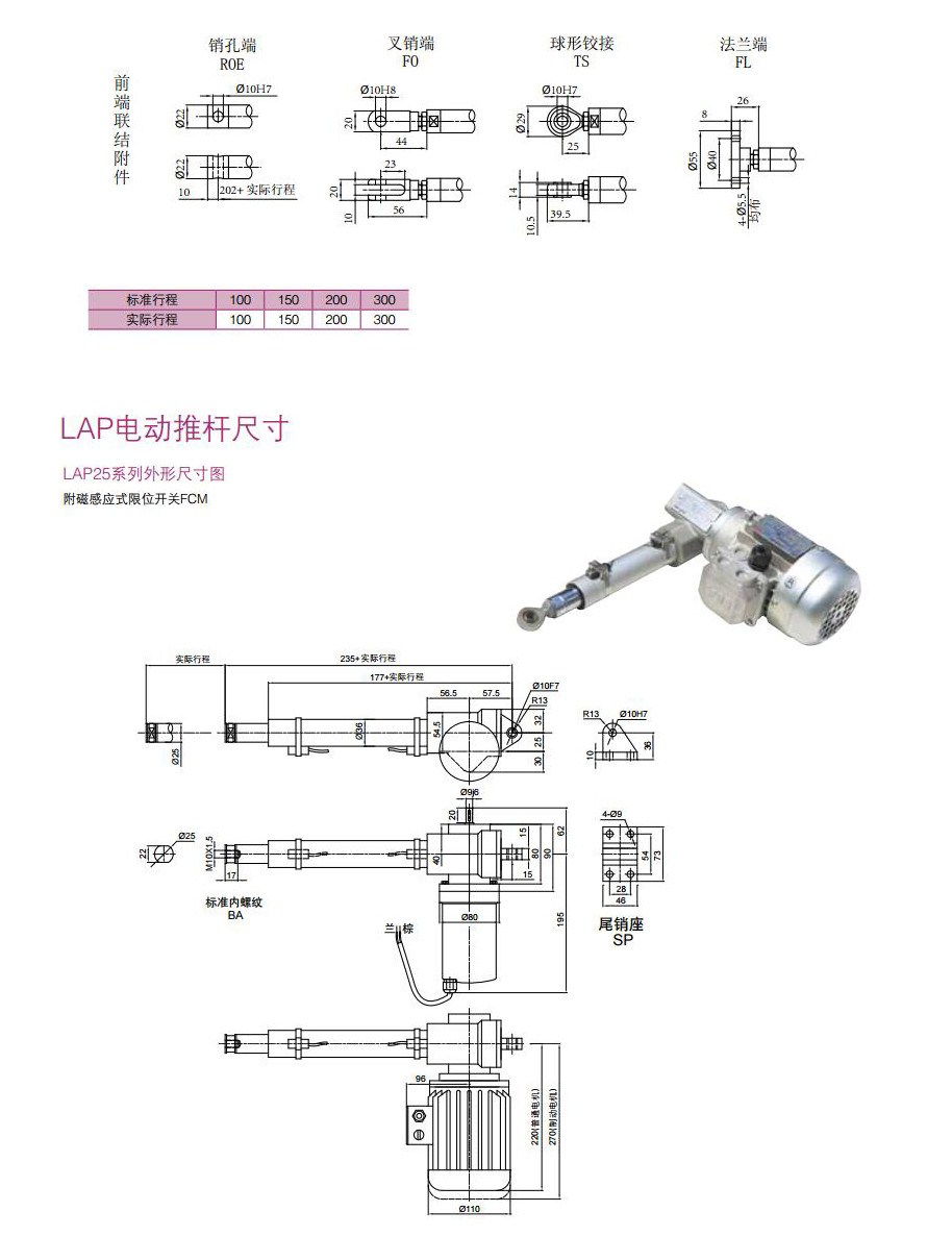 LAP電動推桿