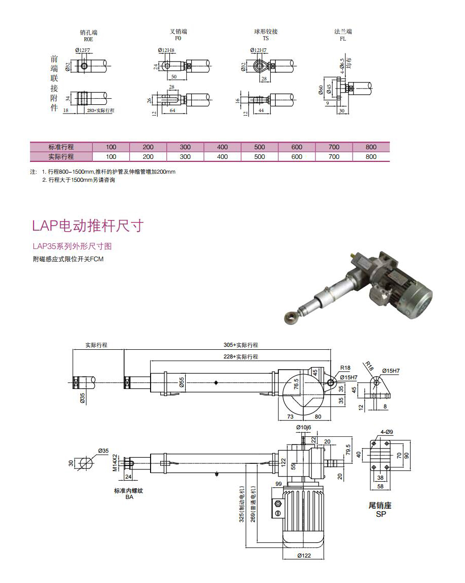 LAP電動推桿