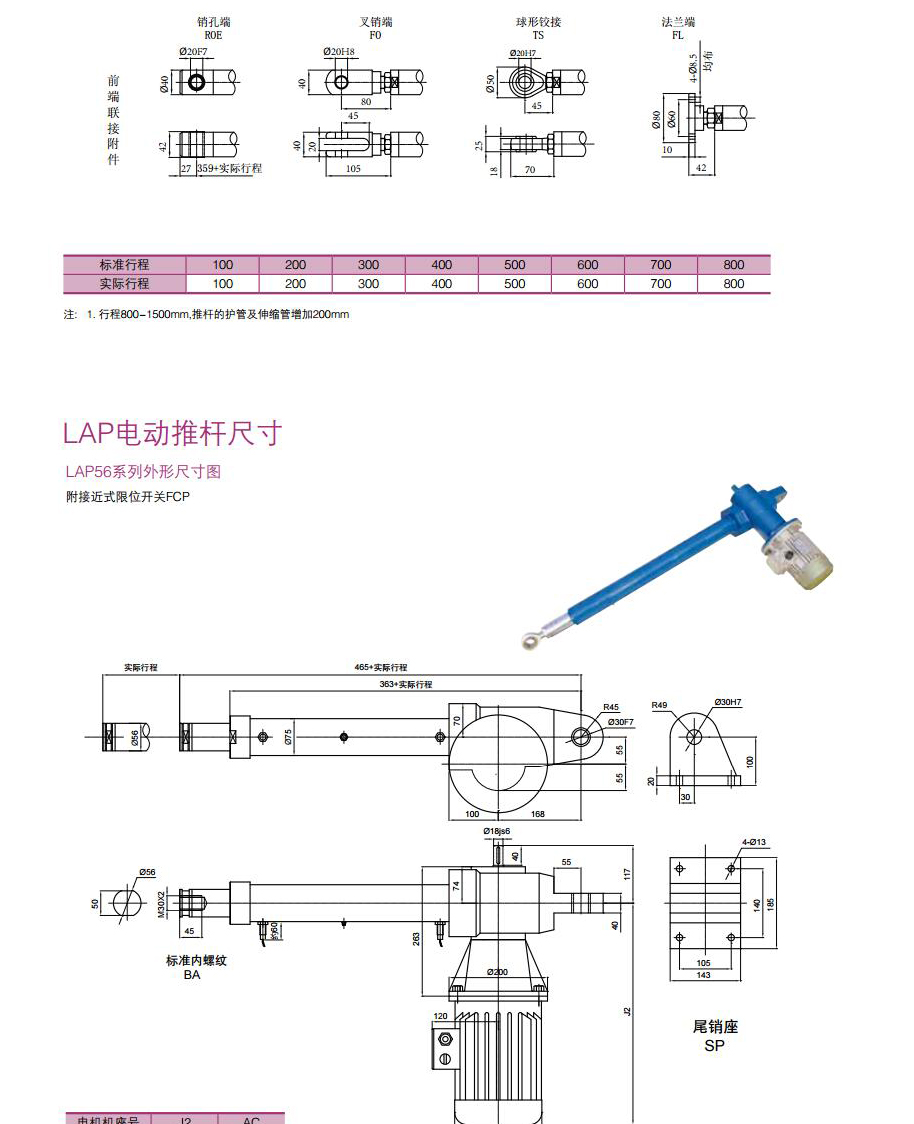 LAP電動推桿